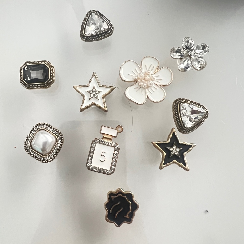 10 Pieces decoration for Crocs shoes